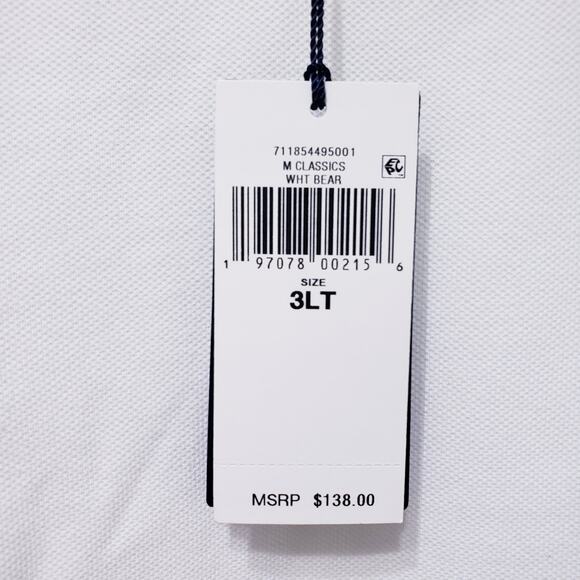 NWT POLO RALPH LAUREN Custom Classic SS Bear Polo Shirt Men's 3XLT *Minor Flaw* - Picture 4 of 11